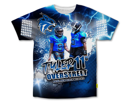 Royal Palm Beach Wildcats                 
Custom 3D Shirt Both Sides