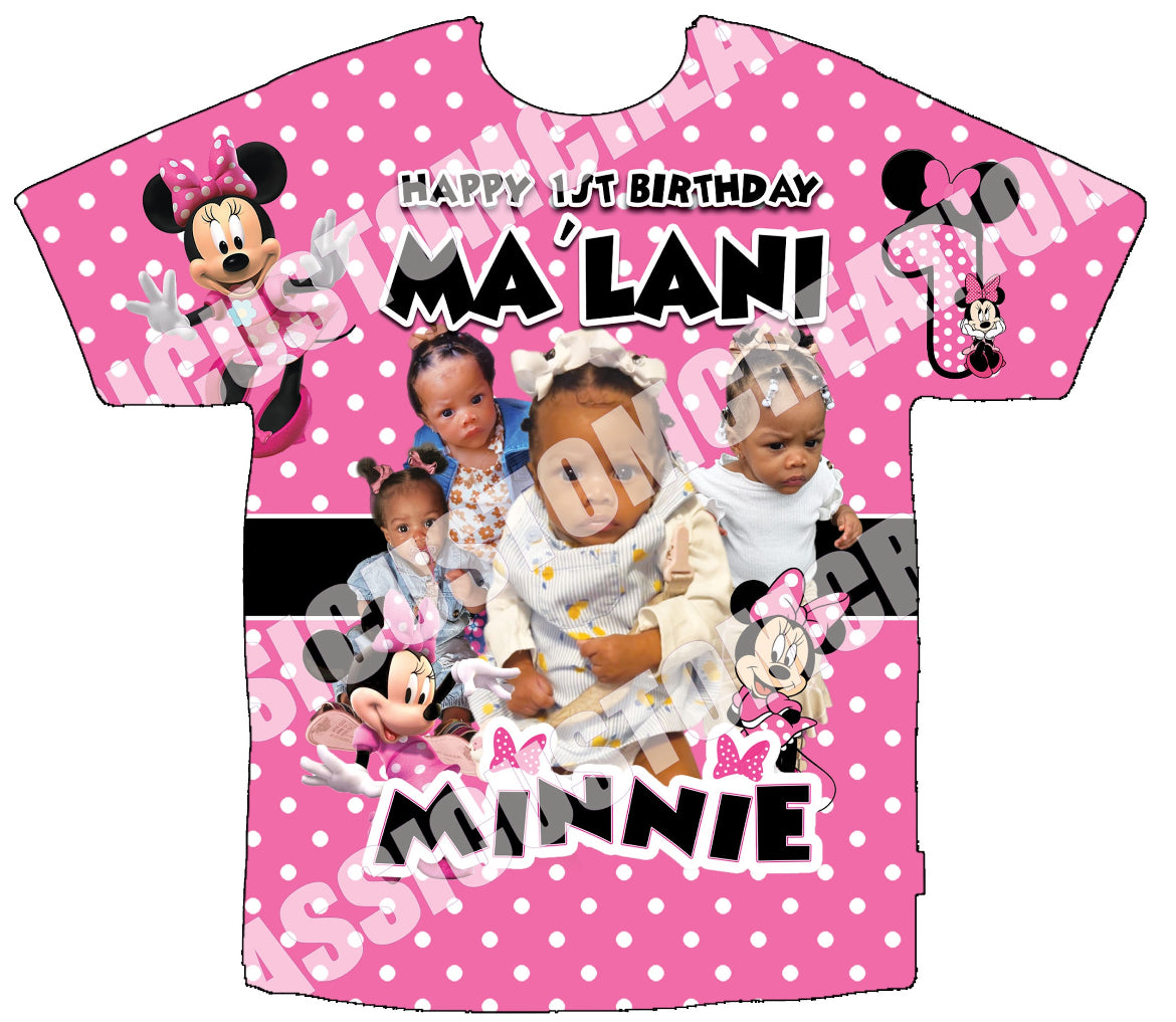 Ma’Lani 
3D Birthday Shirt Front Only