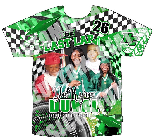 Da’Kyra Duval 3D Grad Shirts Front Only