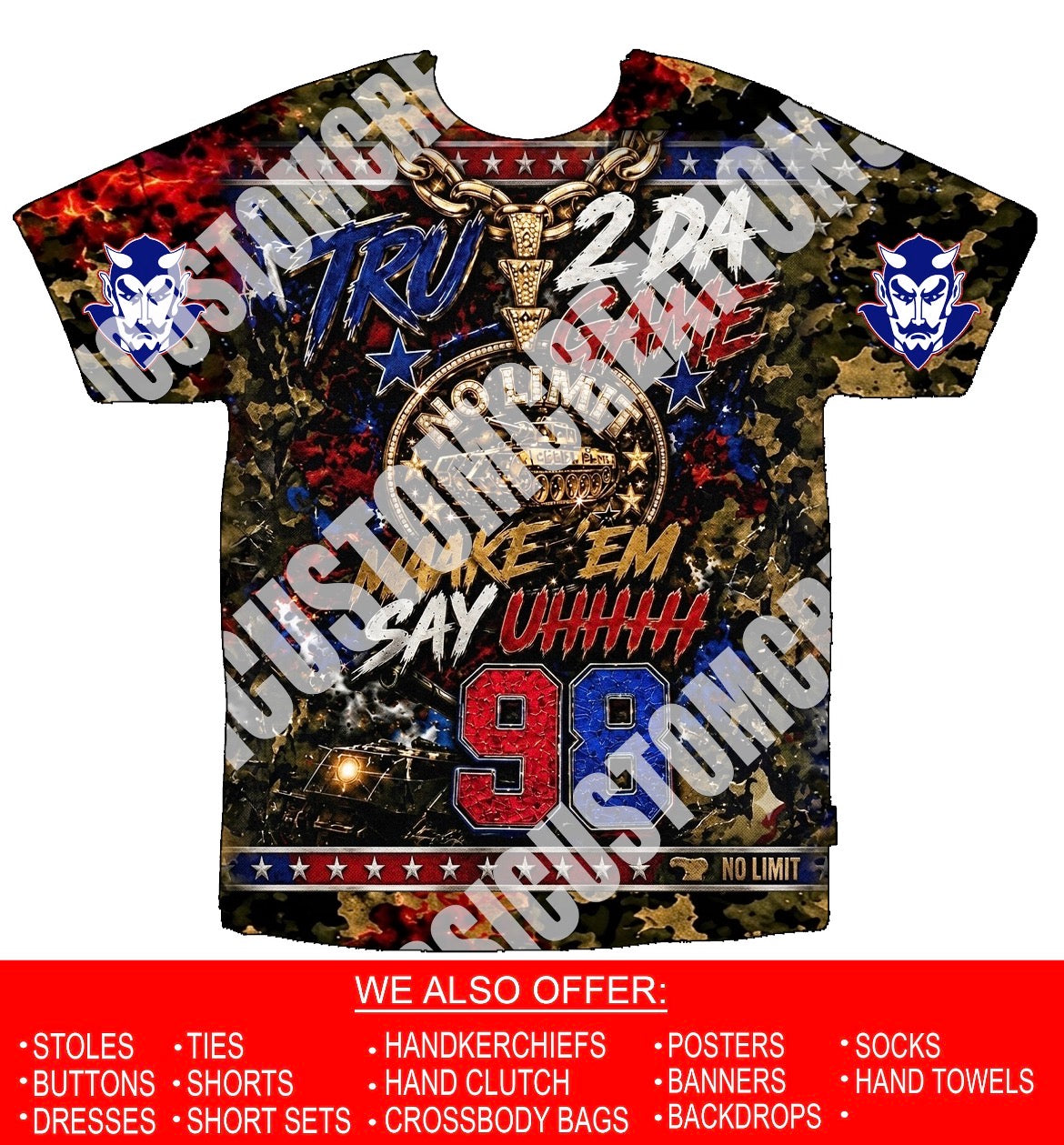 Pahokee Class of 1998 3D Shirts Bothsides