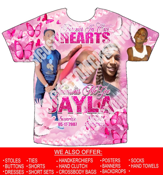 Javarous “Jayla” McGee 3D Shirts Front Only