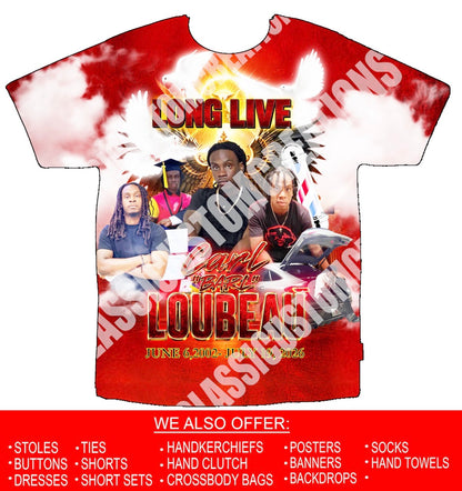 Carl “Barl” Loubeau Memorial 3D Shirts Front Only