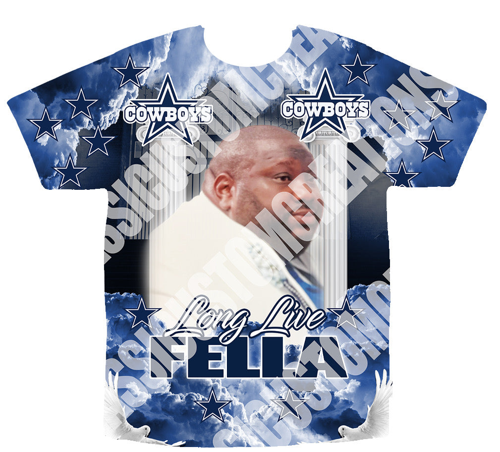 Alonzo Hill (Fella) 3D Shirt Front Only