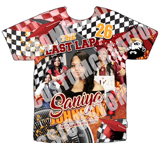Saniya Graduation 3D Shirts Front Only