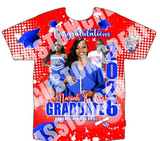 LA'NARIAH K. LOVE GRADUATION 3D Shirts Front Only