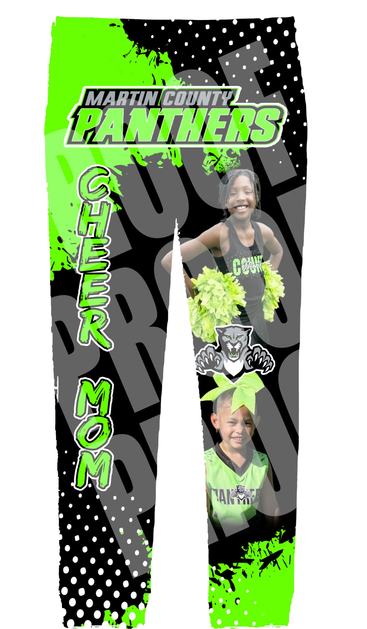 Martin County Cheer Joggers Front Only