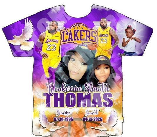 Ronkerria S. Thomas Memorial 3D Shirts Front Only