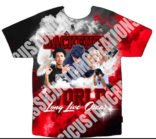 Oscar 3D Memorial  Shirts Front Only