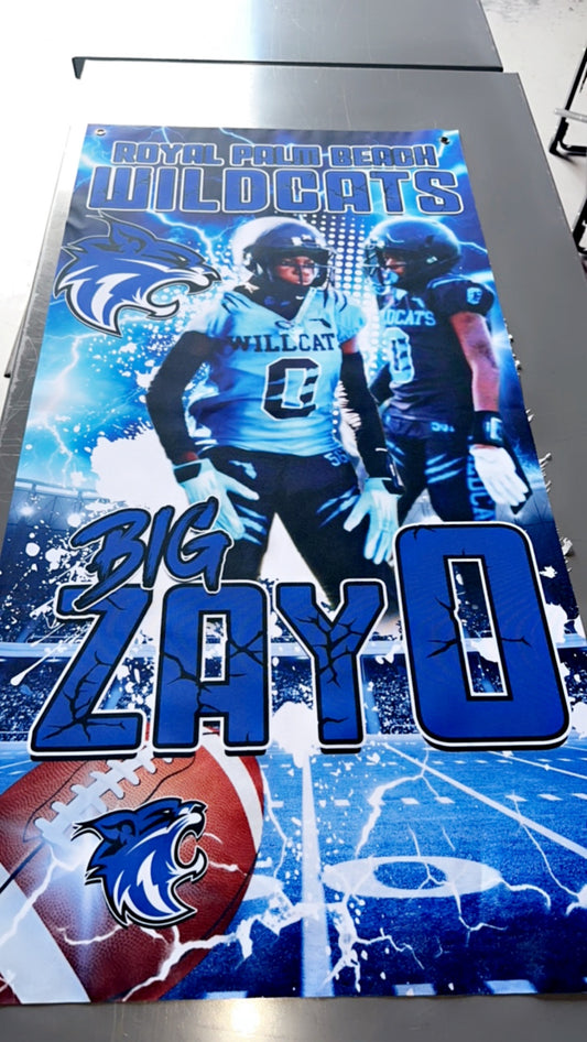 Gate Banner 2x4 FT                          Royal Palm Beach Wildcats