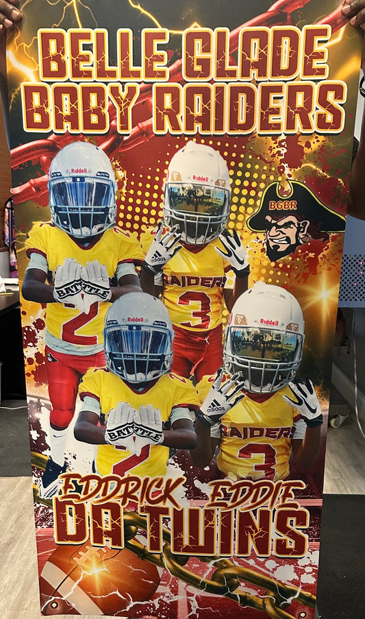 Belle Glade BabyRaiders                
Custom Gate Banner 2x4 FT