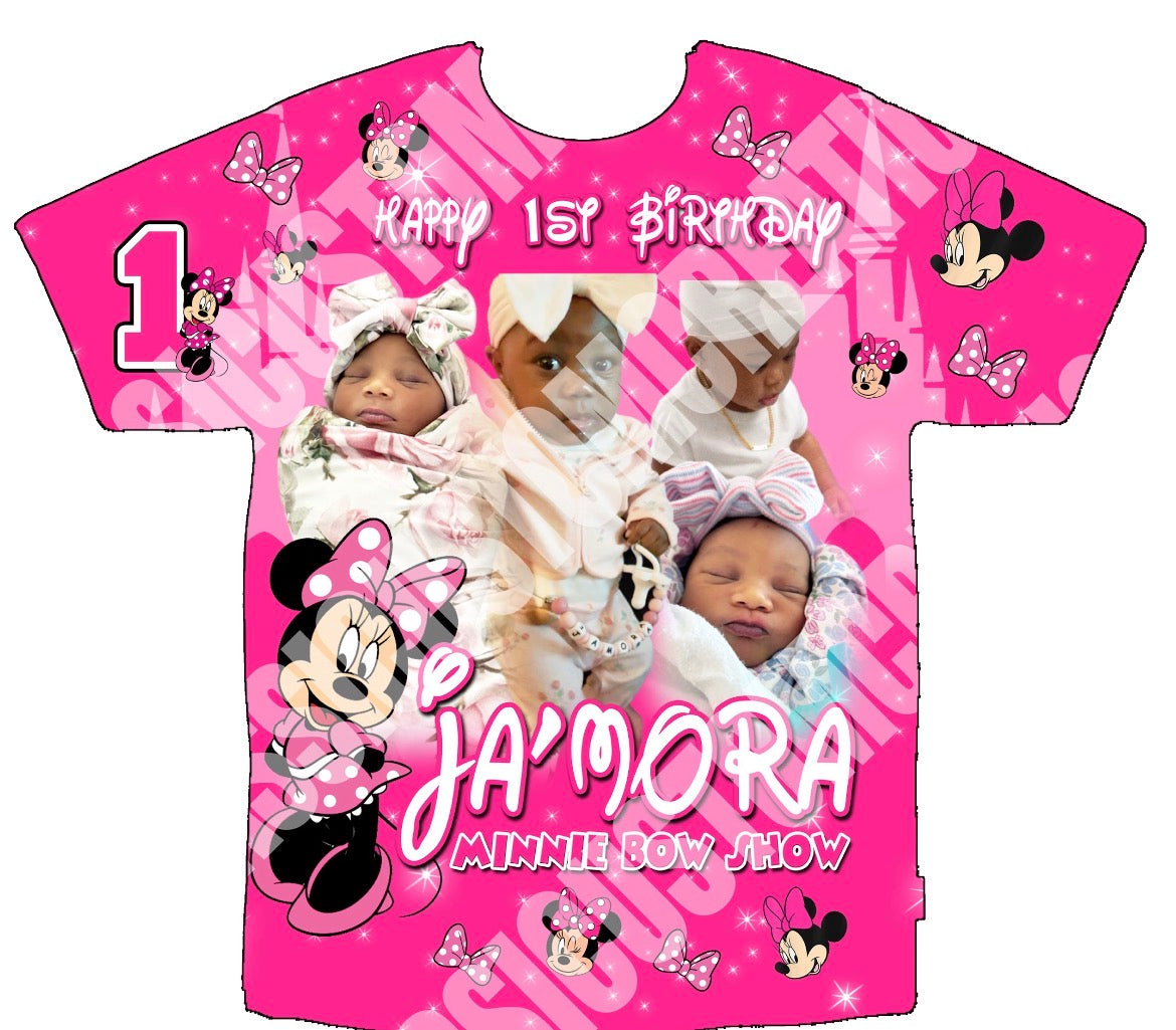 Ja’Mora 3D Birthday Shirts Front Only