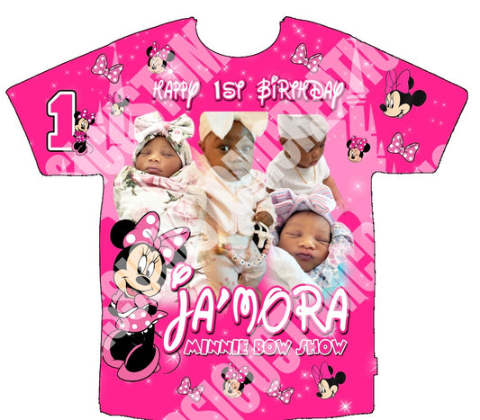 Ja’Mora 3D Birthday Shirts Front Only