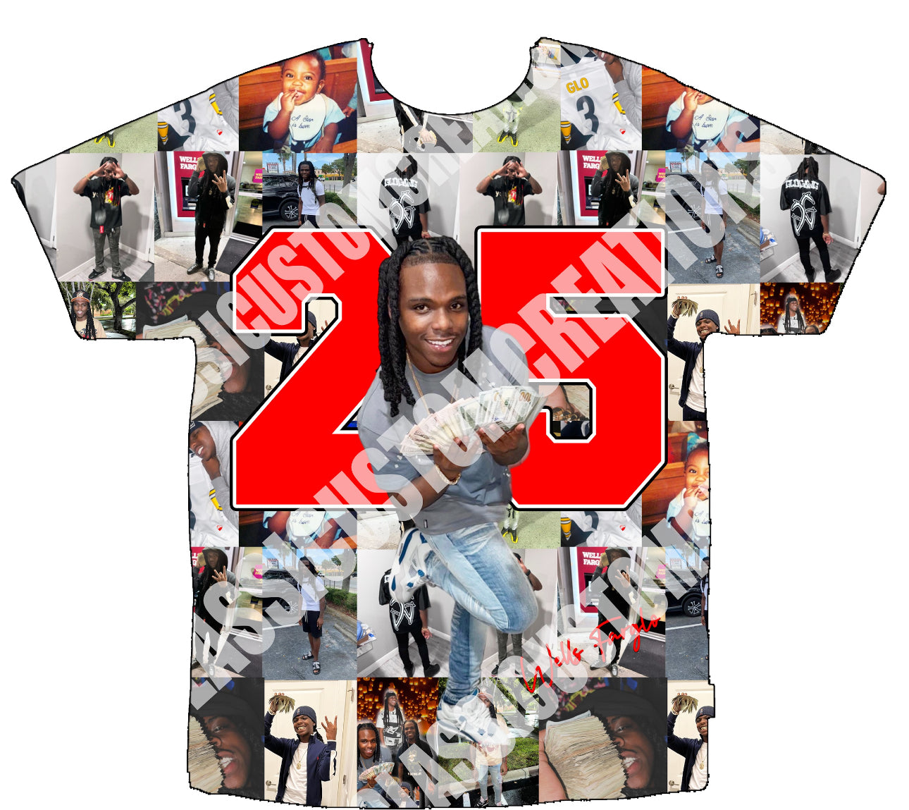 Daim “Glo Day” 3D Shirts Front Only Design 2