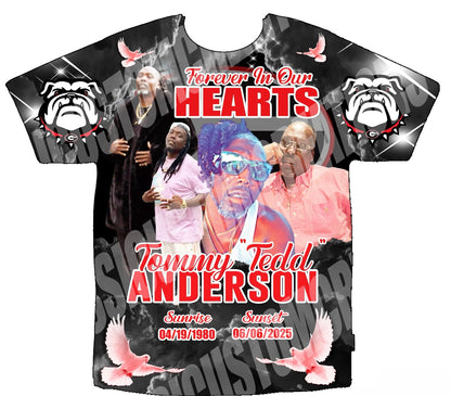 Tommy “Tedd” Anderson 
 3D Memorial Shirts Front Only
