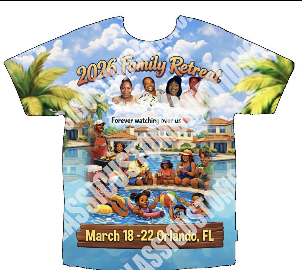 2026 Family Retreat 3D Shirts Front Only