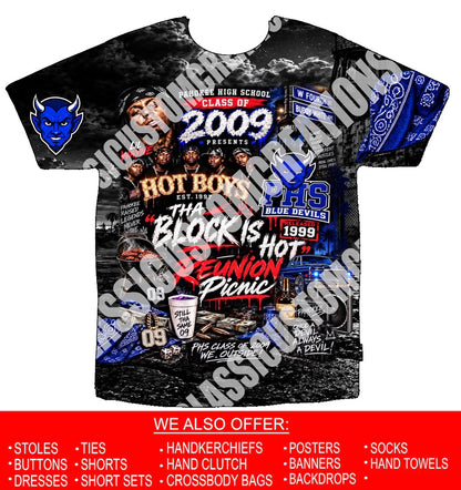 Pahokee Class of 2009 3D Shirts front Only