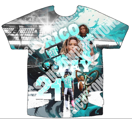 Rico Day 3D Shirt Front Only