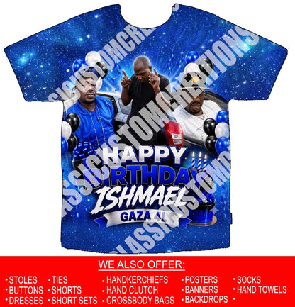 Ishmael “Gaza 4L” 3D Birthday Shirts Front Only