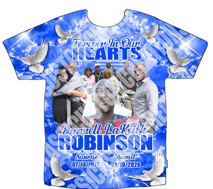 Darrell LaKeith Robinson 3D Shirts Front Only