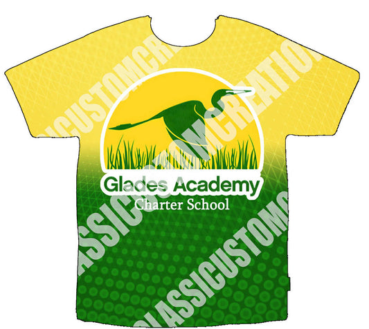 Glades Academy 3D Shirts Front Only