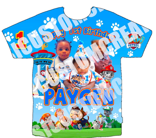 Paygen Birthday 3D Shirts Front Only