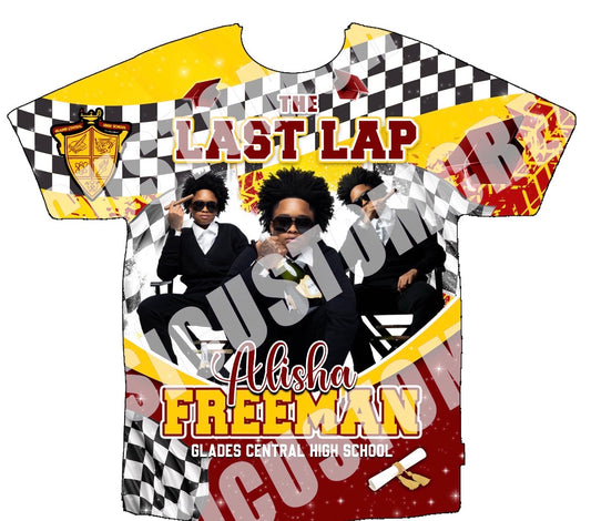 Alisha Freeman  Graduation 3D Shirts Front Only