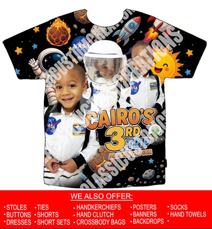Cairo’s 3rd Trip Around The World 3D Shirts Front Only