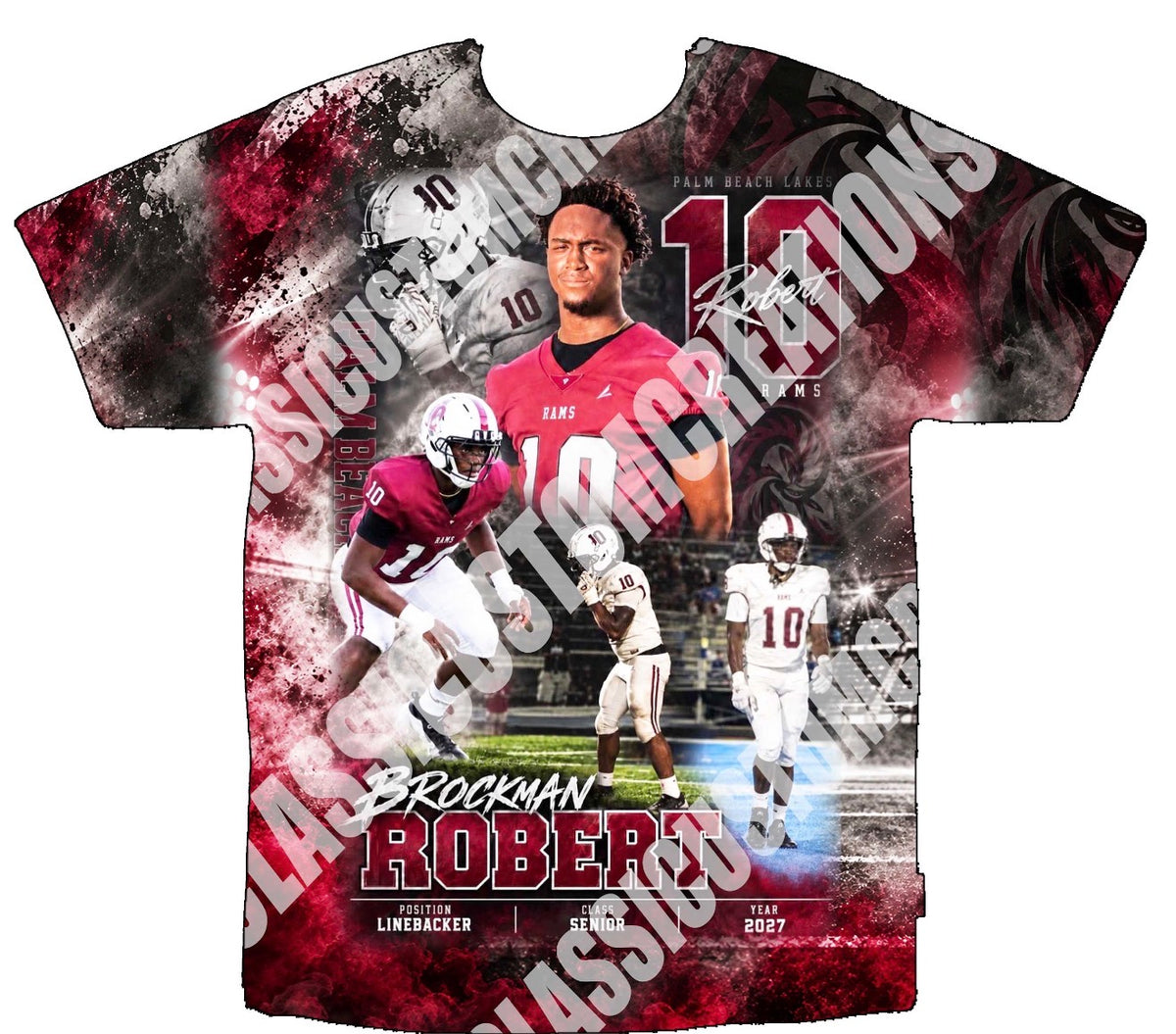 Robert Brockman 3D Shirts Front Only