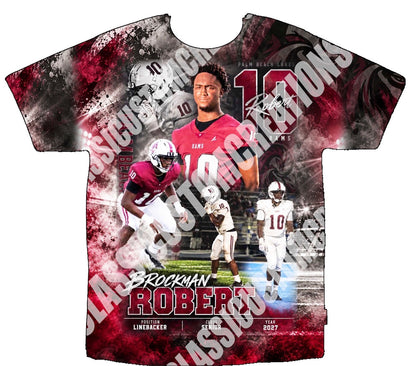 Robert Brockman 3D Shirts Front Only