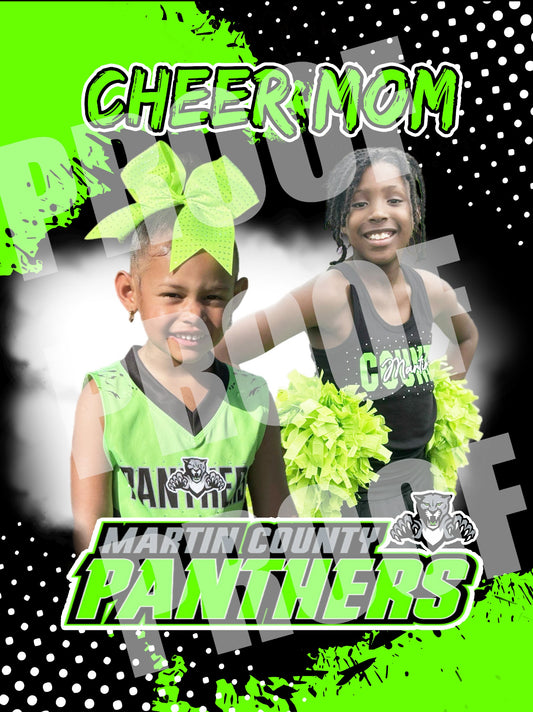 Martin County Cheer Poster  Front Only