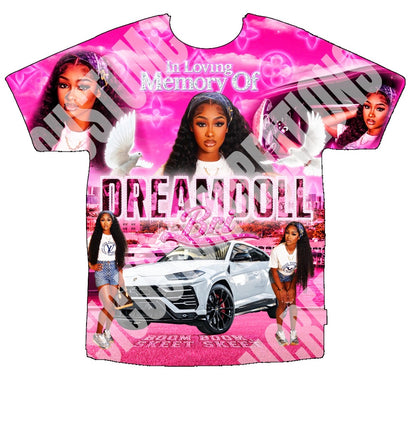 Dreamdoll Bri Memorial 3D Shirts Front Only