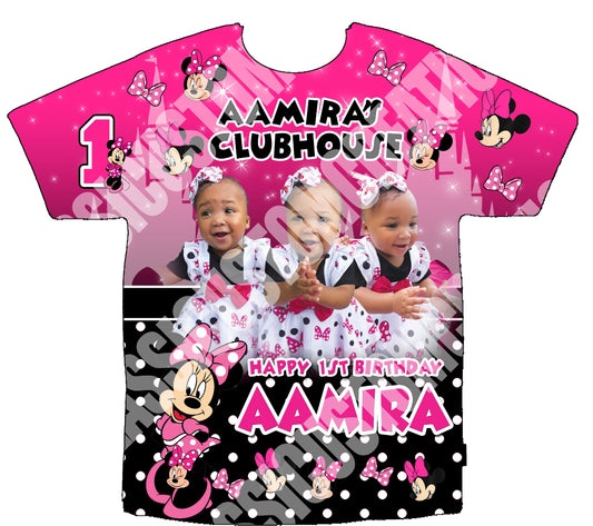 Aamira Birthday
 3D Shirts Front Only