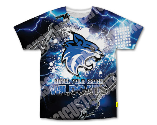 Royal Palm Beach Wildcats                 
Team 3D Shirt Front Only