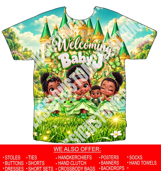 Welcoming Baby J 3D Shirts Front Only