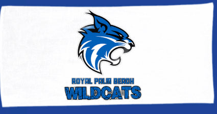 Royal Palm Beach Wildcats                 
Team White Hand Towel w/Logo