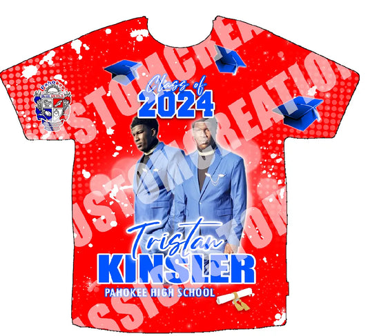 Tristan
3D Graduation Shirt Front Only