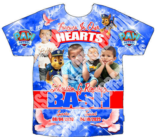 Bash Memorial 3D  Shirts Front Only