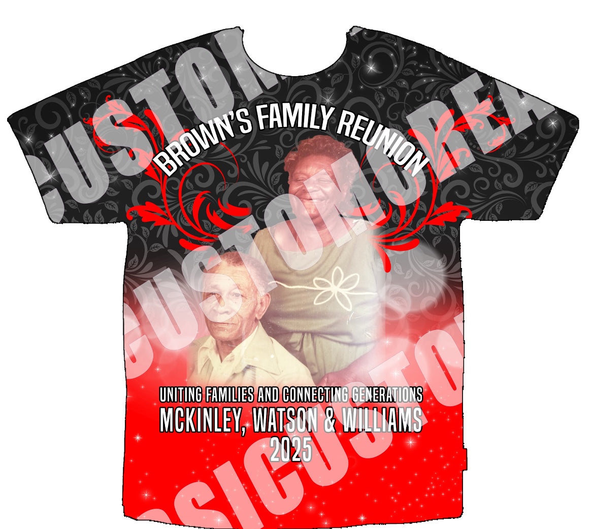 Browns Family Reunion 3D Shirts Front Only