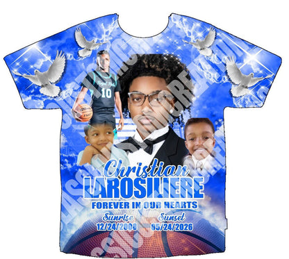Christian Larosiliere Memorial  3D Shirts Front Only