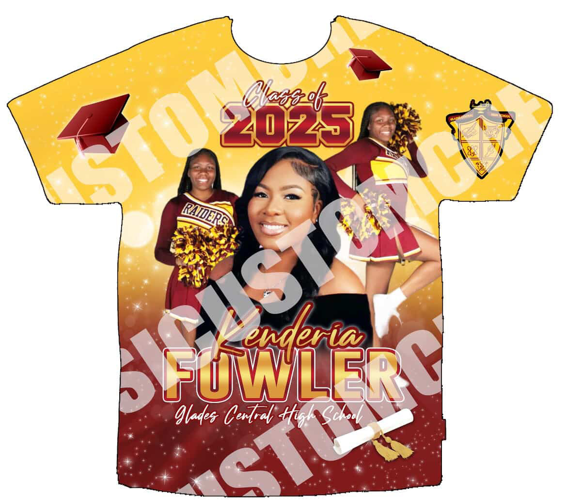 Kenderia Fowler Glades Central High 3D Shirts Front Only