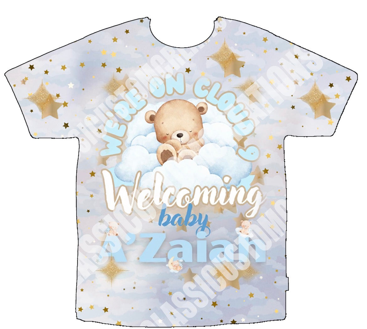 Welcoming Baby A’Zaiah 3D Shirts Front Only