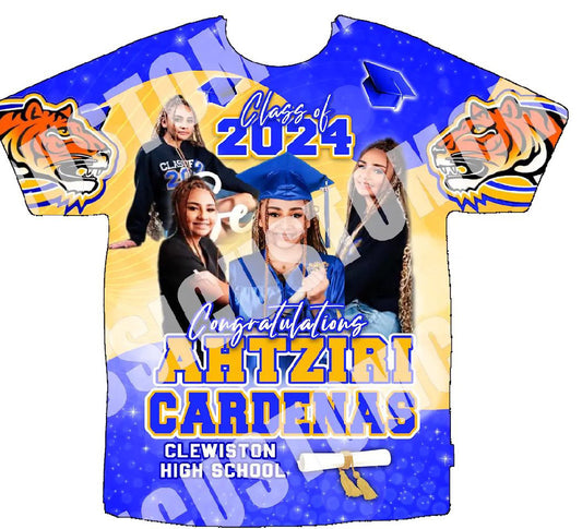 Ahtziri Cardenas
 3D Graduation Shirt Front Only