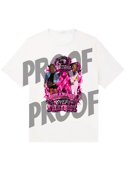 Boynton over Everybody White Heat Press Shirts Front Only