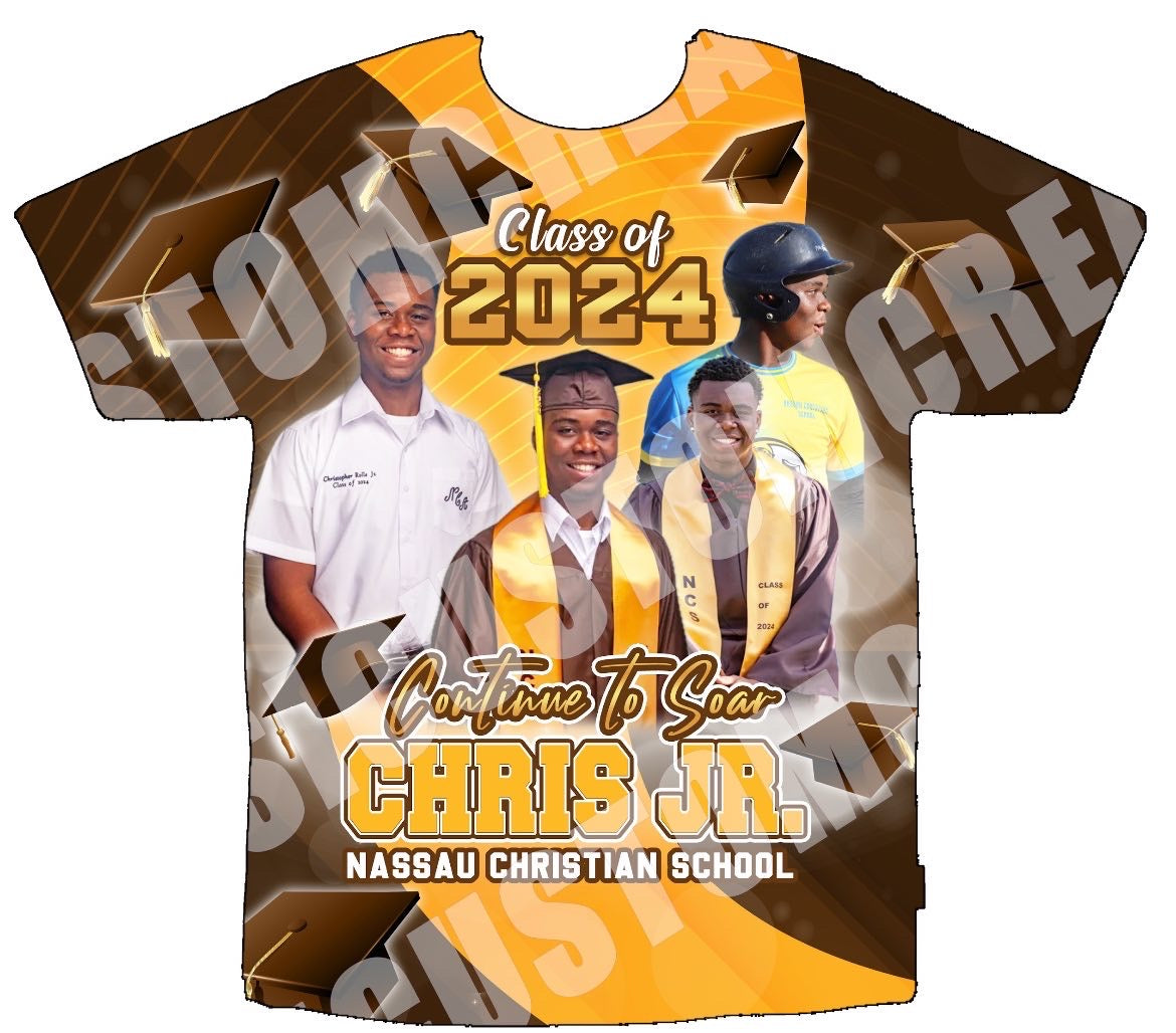 Chris Jr  3D Shirt Front Only