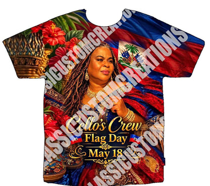 Cello’s Crew Flag Day 3D Shirts Front Only