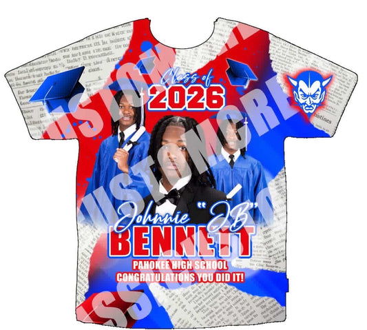 Johnnie “JB” Bennett 3D Shirts Front Only