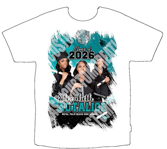 Elizabeth Autalice Royal Palm Beach Heat Press Shirts Front Only